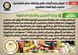 الحكومة تنفي تعرض مصر لأزمات نقص واختفاء سلع غذائية