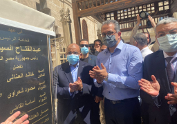 افتتاح أعمال تطوير مسار العائلة المقدسة بدير جبل الطير بمركز سمالوط