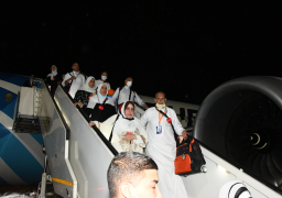 عودة بعثة الحج للقوات المسلحة من الأراضى المقدسة إلى أرض الوطن