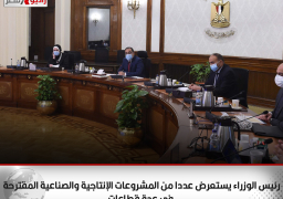 رئيس الوزراء يستعرض عددا من المشروعات الإنتاجية والصناعية المقترحة في عدة قطاعات