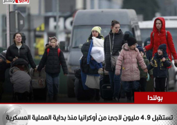 بولندا: تستقبل 4.9 مليون لاجئ من أوكرانيا منذ بداية العملية العسكرية
