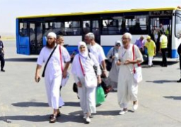 حجاج بيت الله يتوافدون إلى المدينة المنورة قبل المغادرة إلى بلدانهم
