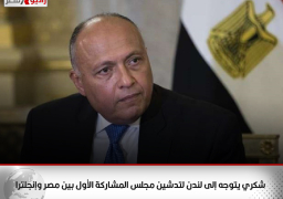 شكري يتوجه إلى لندن لتدشين مجلس المشاركة الأول بين مصر وإنجلترا