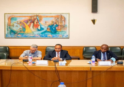 وزير الرى يبحث مع وزير المياه بدولة مدغشقر سُبل تعزيز التعاون بين البلدين في مجال المياه