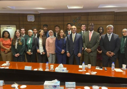 وزارة الشباب تواصل فعاليات برنامج زيارة الطلاب الأمريكيين لمصر