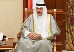 أمير الكويت يبعث ببرقية تعزية للرئيس السيسي بضحايا كنيسة “أبى سيفين”