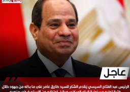 السيسي يصدر قرارا بتعيين طارق عامر مستشارا لرئيس الجمهورية