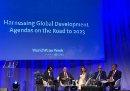 وزير الري يلقي كلمة مصر بإحدى جلسات “الأسبوع العالمى للمياه” بالسويد