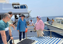 بجولة مفاجئة.. وزيرة البيئة تتابع تنفيذ خطة الأنشطة البحرية بشرم الشيخ