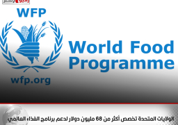 الولايات المتحدة تخصص أكثر من 68 مليون دولار لدعم برنامج الغذاء العالمي