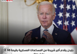 بايدن يقدم أكبر شريحة من المساعدات العسكرية بقيمة 2.98 مليار دولار