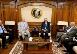 خلال لقاء وزير التجارة والصناعة بعدد من أعضاء مجلس إدارة الاتحاد المصري لجمعيات المستثمرين