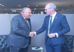 وزير الخارجية يلتقى مع وزير خارجية إيرلندا على هامش أعمال الجمعية العامة للأمم المتحدة