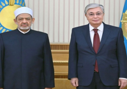 شيخ الأزهر يبحث مع الرئيس الكازاخي سبل تعزيز أوجه التعاون بين كازاخستان والأزهر