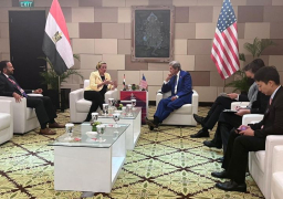 وزيرة البيئة تلتقى جون كيرى المبعوث الرئاسي الأمريكي