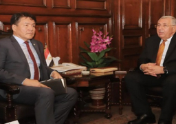 بالصور..وزير الزراعة يبحث مع مدير المنظمة الإسلامية للأمن الغذائى