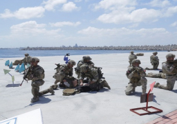 بالصور.. القوات البحرية المصرية والأمريكية تنفذان تدريب تبادل الخبرات “SOF-10” بنطاق الأسطول الشمالي