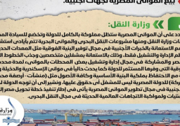 الحكومة تنفى شائعات بيع الموانئ المصرية لجهات أجنبية