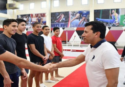 بالصور.. وزير الرياضة يشهد تدريب منتخب الناشئين للجمباز بالمدينة الرياضية بالعاصمة الإدارية