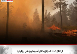 ارتفاع عدد الحرائق خلال أسبوعين في بوليفيا