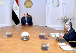 الرئيس السيسي يجتمع مع رئيس مجلس الوزراء ووزير الكهرباء والطاقة المتجددة
