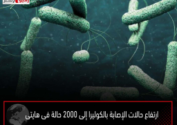 ارتفاع حالات الإصابة بالكوليرا إلى 2000 حالة فى هايتى