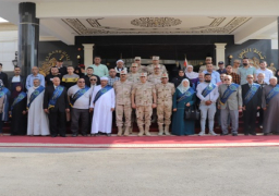 الجيش الثاني الميدانى ينظم احتفالية لتكريم أسر الشهداء ومصابى العمليات الحربية