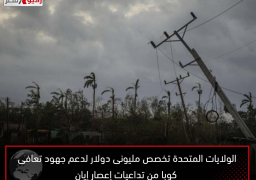 الولايات المتحدة تخصص مليونى دولار لدعم جهود تعافى كوبا من تداعيات إعصار إيان