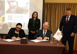 بالصور .. جامع : جهاز تنمية المشروعات يعمل على فتح الأسواق العالمية أمام المنتجات التراثية المتميزة