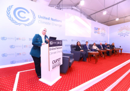 وزيرة التضامن الاجتماعي تشارك في جلسة حوارية عن دور المجتمع المدنى فى الحماية والاستجابة للكوارث الناشئة عن التغيرات المناخية بقمة مؤتمر المناخ COP27