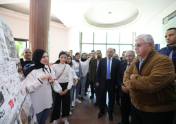 في إطار جولته الميدانية لتفقد مؤسسات التعليم العالي بمحافظة الدقهلية : وزير التعليم العالى يتفقد المعهد العالي للهندسة والتكنولوجيا بالمنصورة