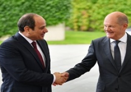 الرئيس السيسي يستقبل المستشار الألماني في شرم الشيخ