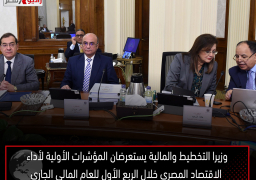 وزيرا التخطيط والمالية يستعرضان المؤشرات الأولية لأداء الاقتصاد المصري خلال الربع الأول للعام المالي الجاري وتفاصيل متابعة برنامج “صندوق النقد الدولي”