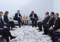 رئيس الوزراء لممثلى شركات بلجيكية فى مجال الطاقة والهيدروجين الأخضر: مصر لديها فرص واعدة في مجالات الهيدروجين الأخضر والطاقة المتجددة