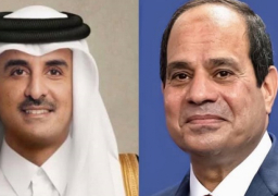 الرئيس السيسي يجري اتصالاً هاتفياً مع أمير دولة قطر قبل مغادرة الدوحة