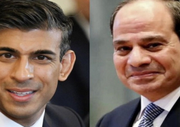الرئيس السيسي يستقبل في شرم الشيخ رئيس الوزراء البريطاني