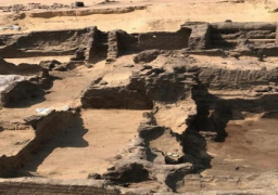 بالصور.. الاثار: الكشف عن مقابر ودفنات ترجع لعصور مختلفة ومومياوات ذات ألسنة ذهبية بجبانة قويسنا