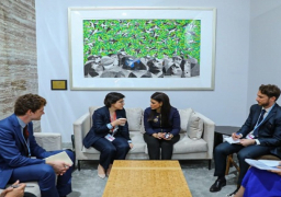 بالصور.. المشاط تعقد اجتماعا ثنائيا مع وزيرة المناخ والتنمية البلجيكية لمناقشة دفع آليات التعاون المشترك