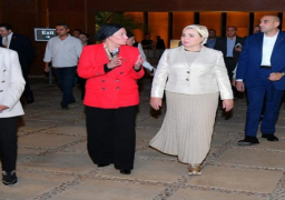 بالصور.. قرينة الرئيس تتفقد المنطقة الخضراء بقمة المناخ في مدينة شرم الشيخ