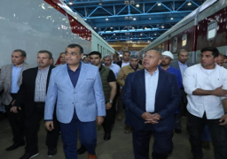 بالصور.. وزيرا النقل والدولة للإنتاج الحربي يتفقدان ورش كوم أبو راضي للعمرات المختلفة لعربات السكك الحديدية