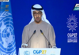 بالفيديو .. رئيس الإمارات يؤكد في كلمته أمام قمة المناخ الحاجة إلى السلام ووقف الحرب