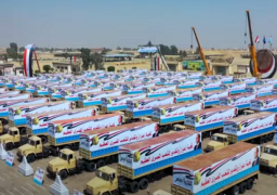 بالفيديو ..القوات المسلحة تساهم في تخفيف الأعباء عن المواطنين بتوزيع مليون ونصف المليون حصة غذائية “بنصف الثمن”