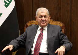 الرئيس العراقي يؤكد أهمية حسم المسائل العالقة بين بغداد وأربيل