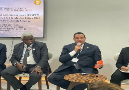 على هامش (COP27).. وزير التنمية المحلية: المدن الأفريقية تمتلك فرص هائلة لتواكب التوجه العالمي للتنمية المستدامة وأجندة تغير المناخ