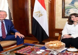 وزيرة الهجرة تشارك في لقاء المجلس المصري البريطاني