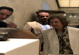 المتحف القومي للحضارة المصرية يستقبل ملكة أسبانيا