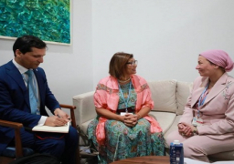 ياسمين فؤاد: المبادارت التى أطلقتها مصر خلال مؤتمر المناخ حصدت شراكات دولية من مختلف دول العالم تمكنها