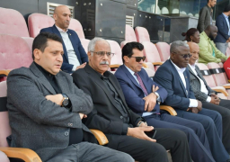 وزير الشباب الرياضة يشهد ودية منتخب مصر للشباب مع نظيره الغاني