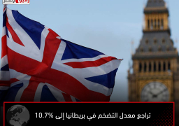 تراجع معدل التضخم في بريطانيا إلى 10.7%