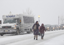 بايدن يعلن حالة الطوارئ في نيويورك لمواجهة تداعيات العاصفة الثلجية